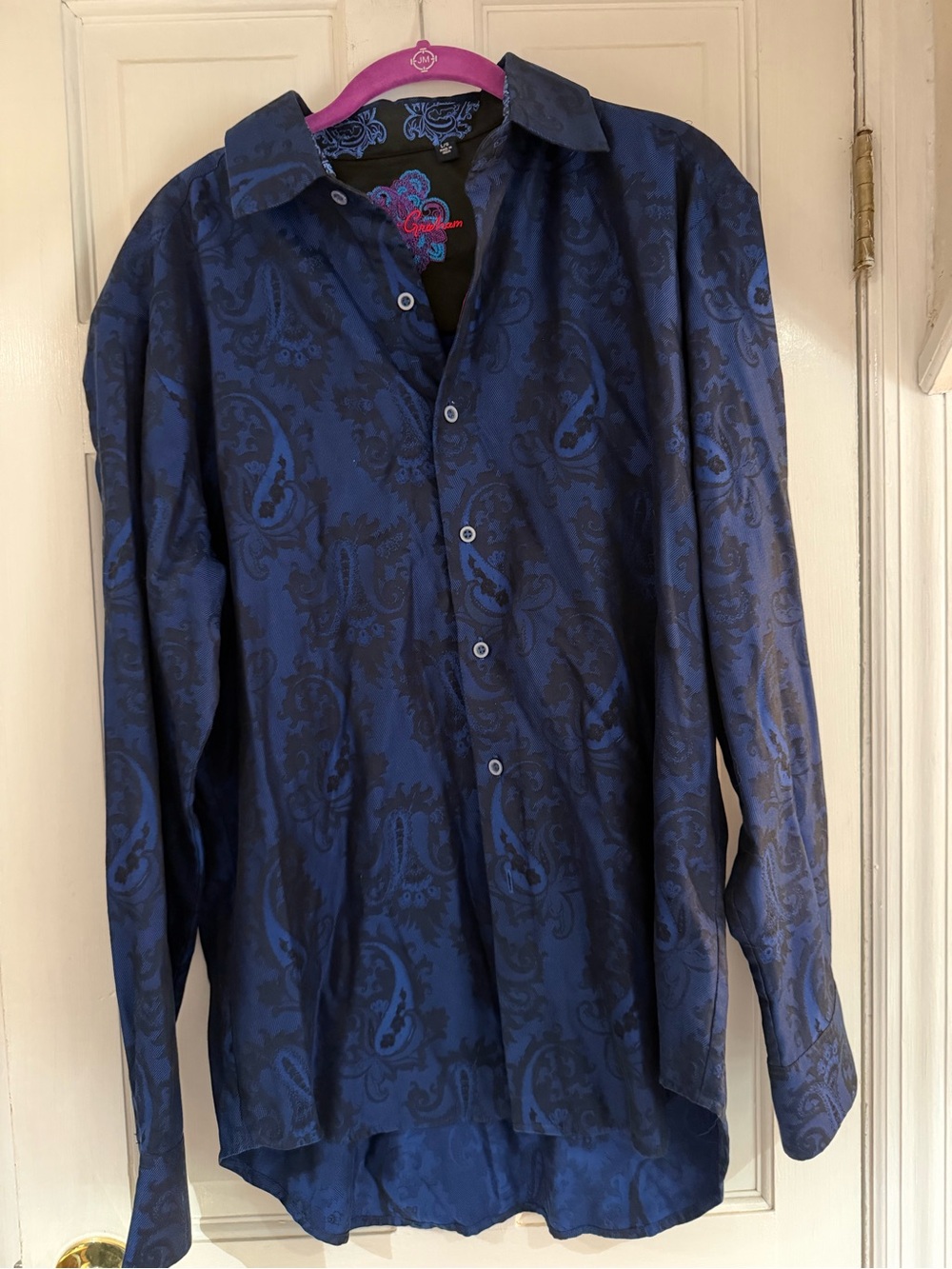 Robert Graham Long Sleeve Shirt/sz L